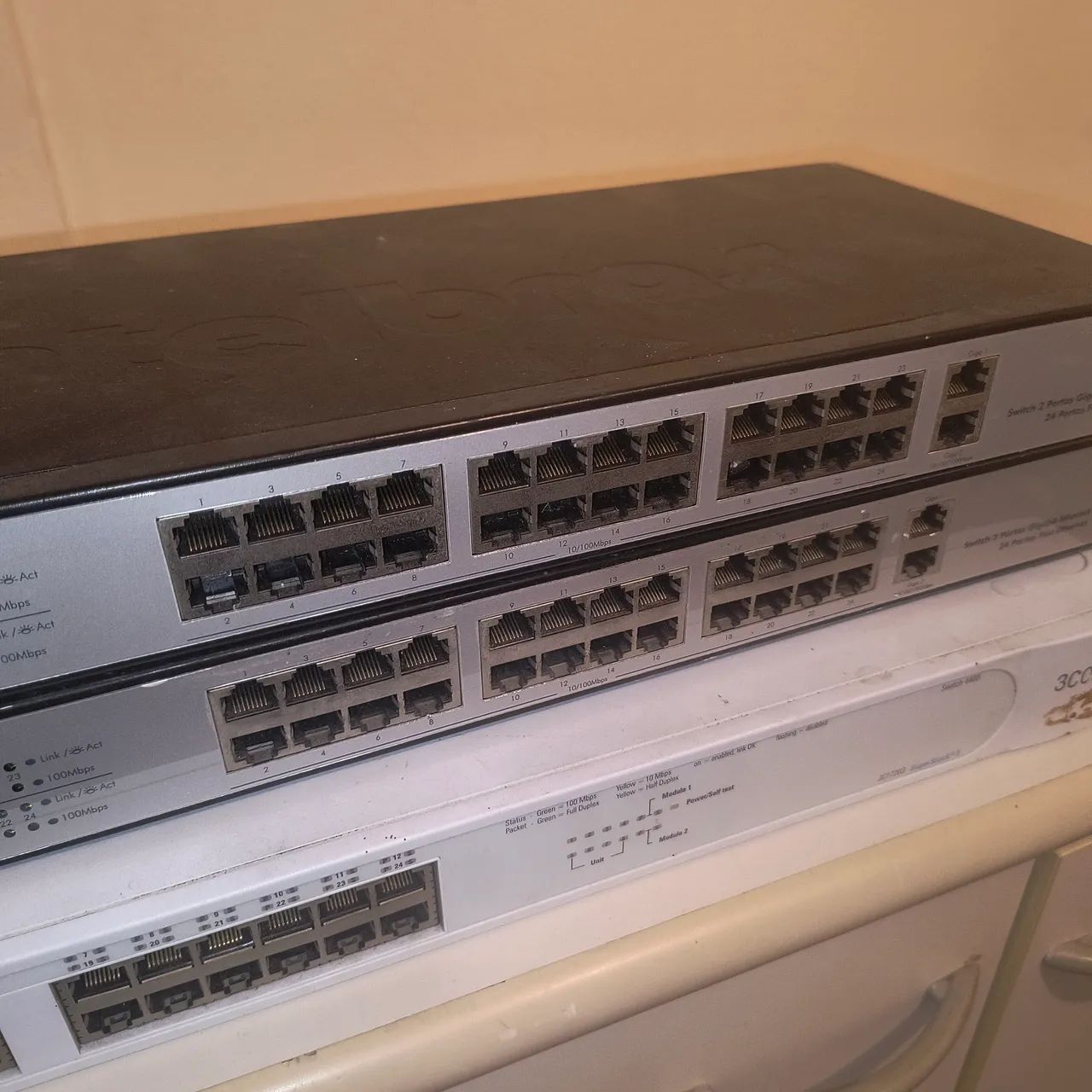 Switches de Rede Intelbras e 3COM   - Foto 2