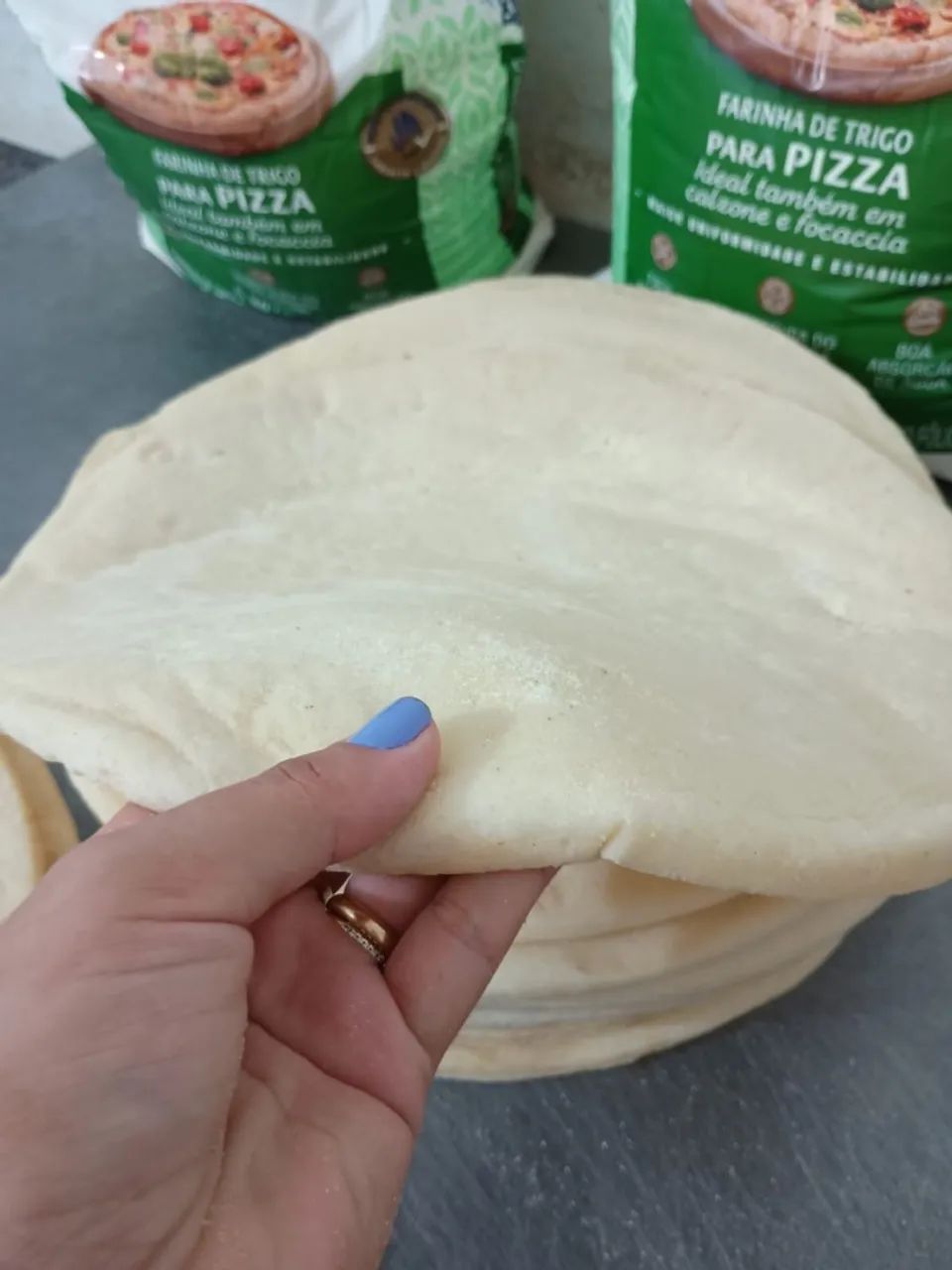 Massa pré assada pizza - Foto 4