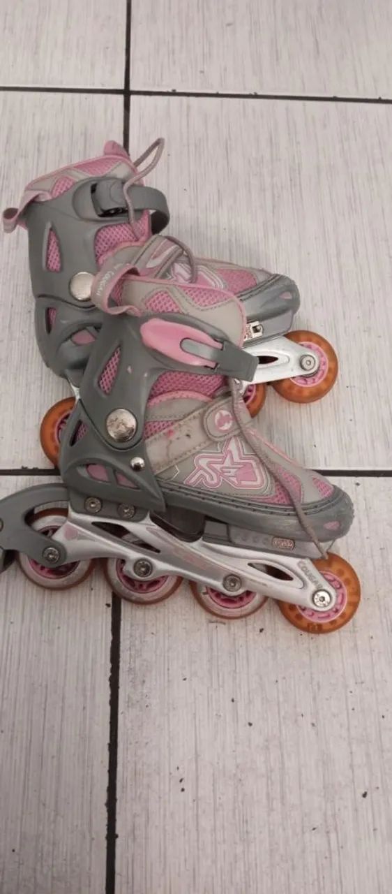 Patins inline  Infantil Rosa - Foto 2