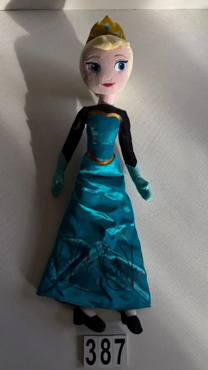  BONECA DE PANO ELZA ORIGINAL DISNEY , 51 CM