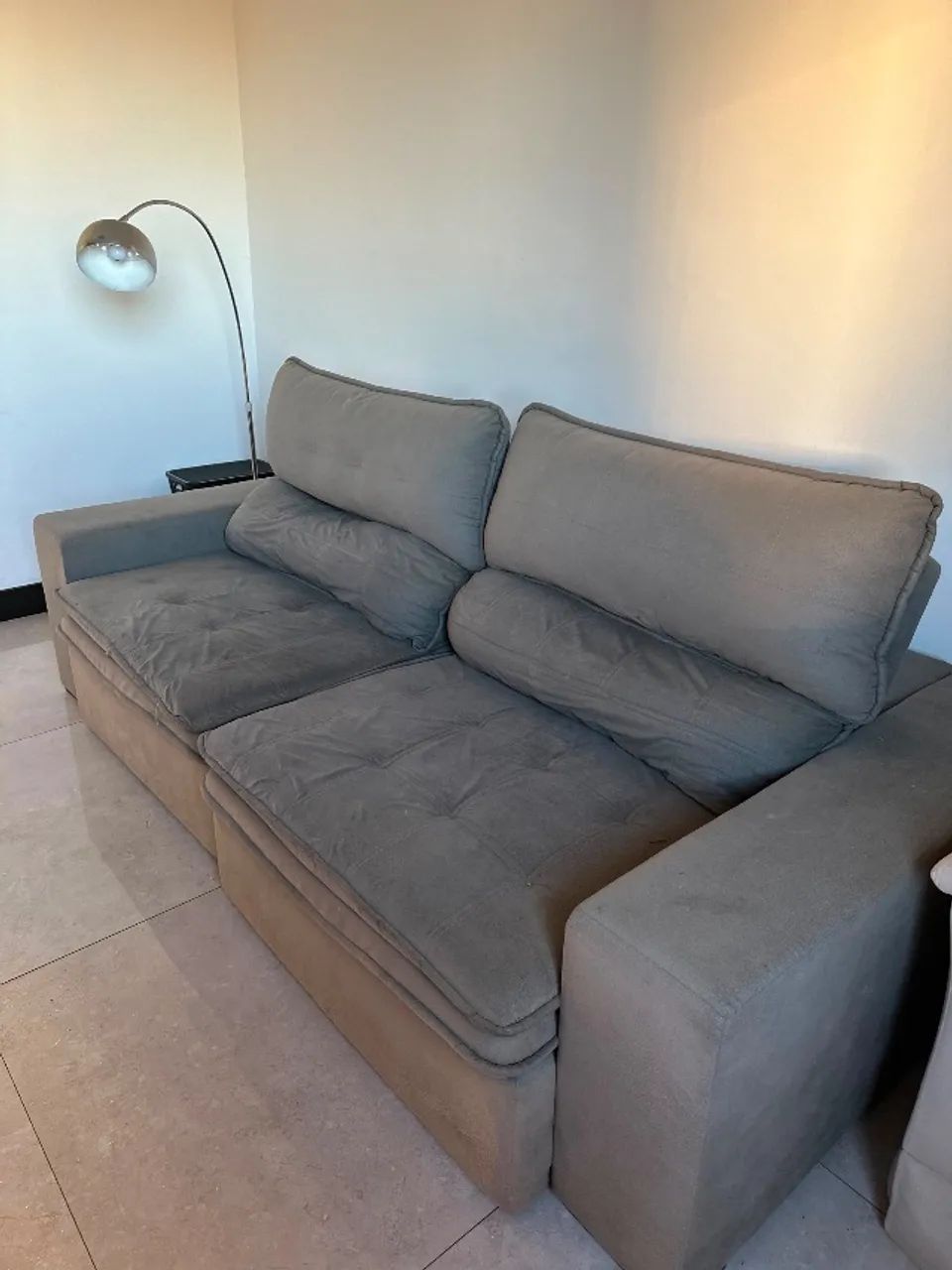 Sofá retrátil 2,50m. Super confortável! - Foto 5
