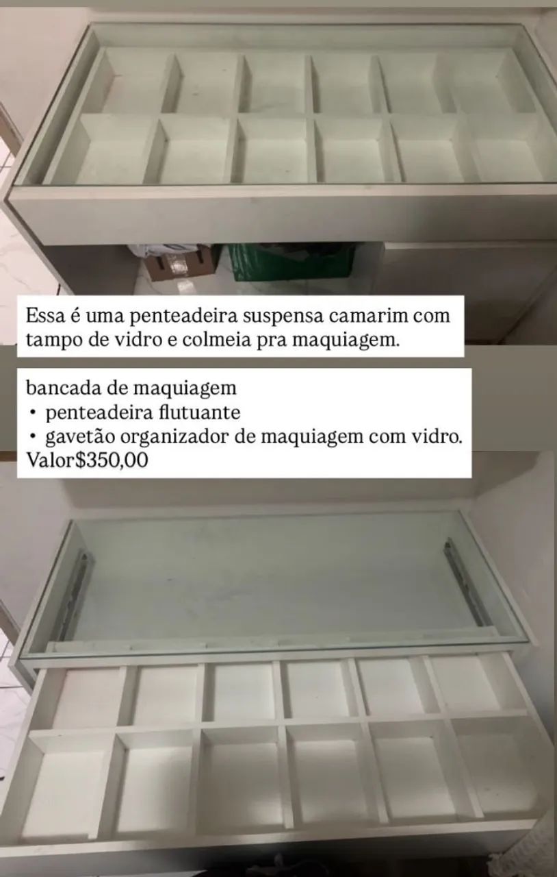 Penteadeira organizadora 