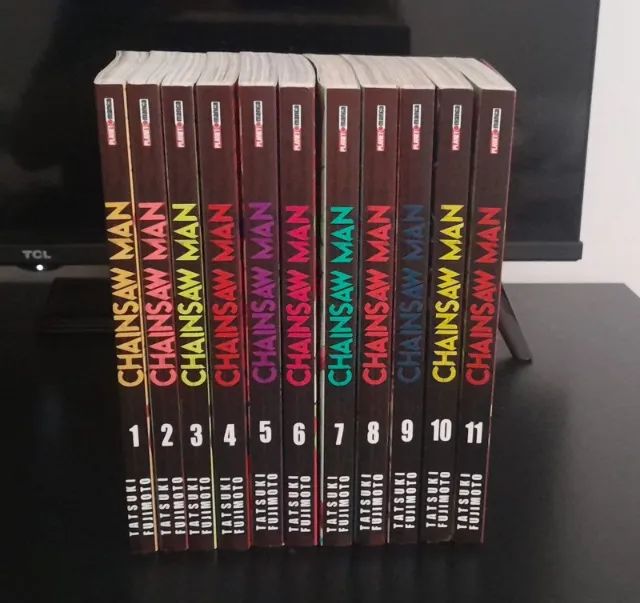 Chainsaw Man - Vols. 1 ao 11 - Mangás - Foto 2