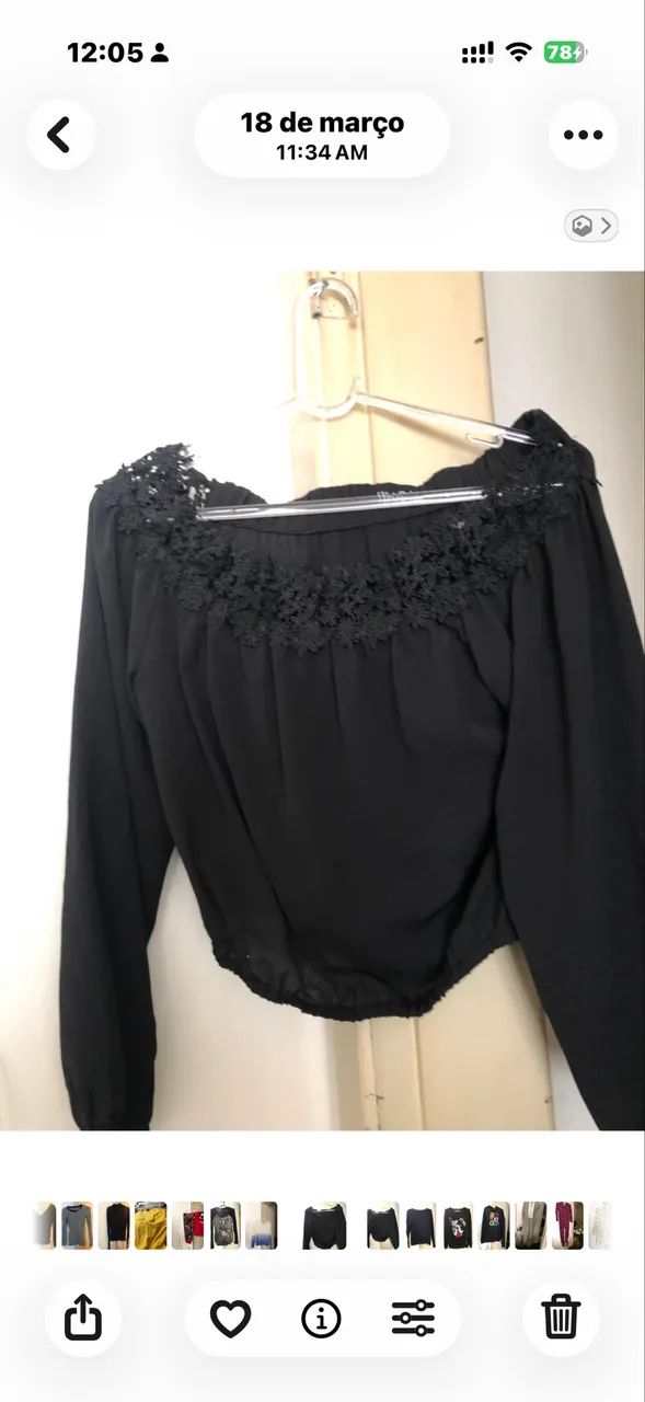 Blusa preta 
