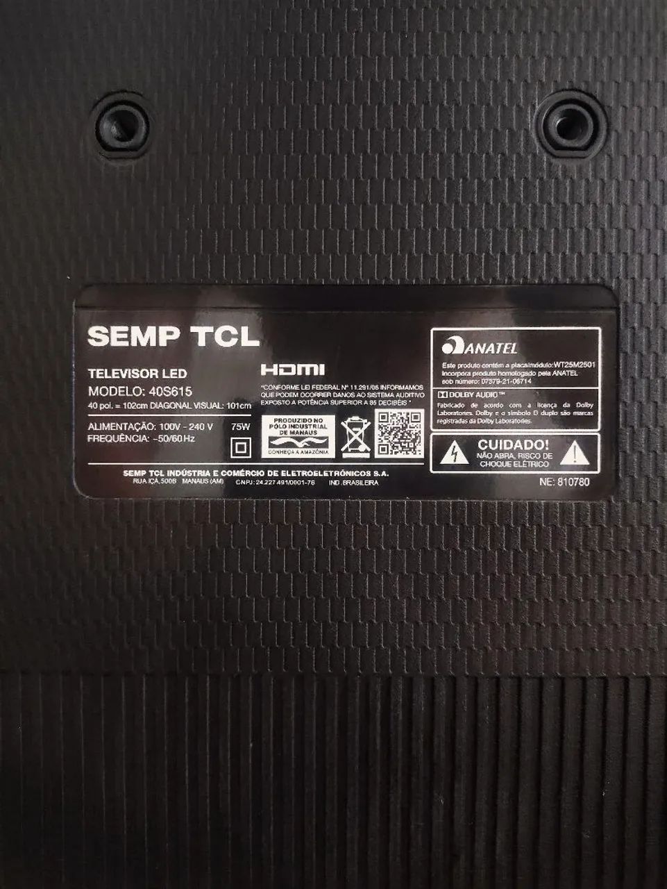 TV Semp TCL 40S615 40 polegadas - Foto 2