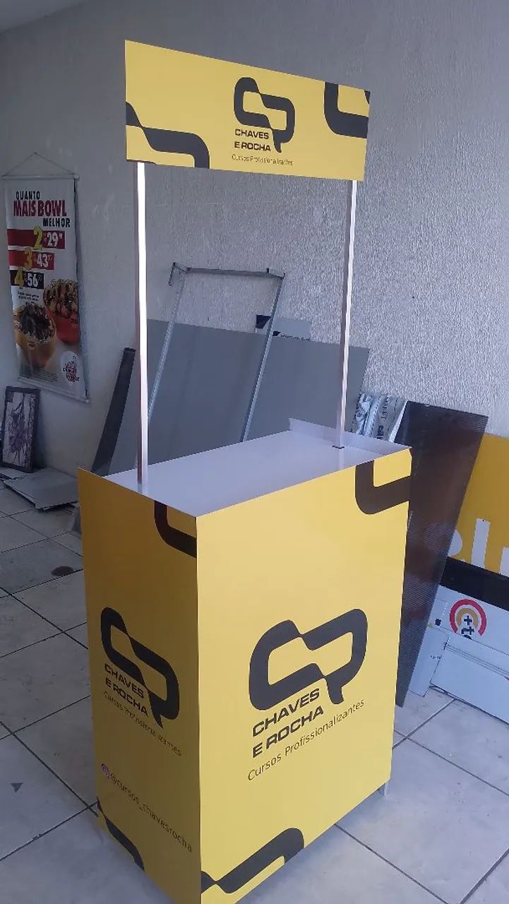 Balcão de degustação desmontável  - Foto 3