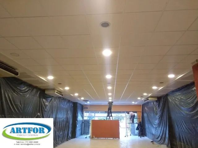 Forro Isopor Pintado Modular, Venda e Instalação Inclusa, Somos Especializados em Forros  - Foto 3