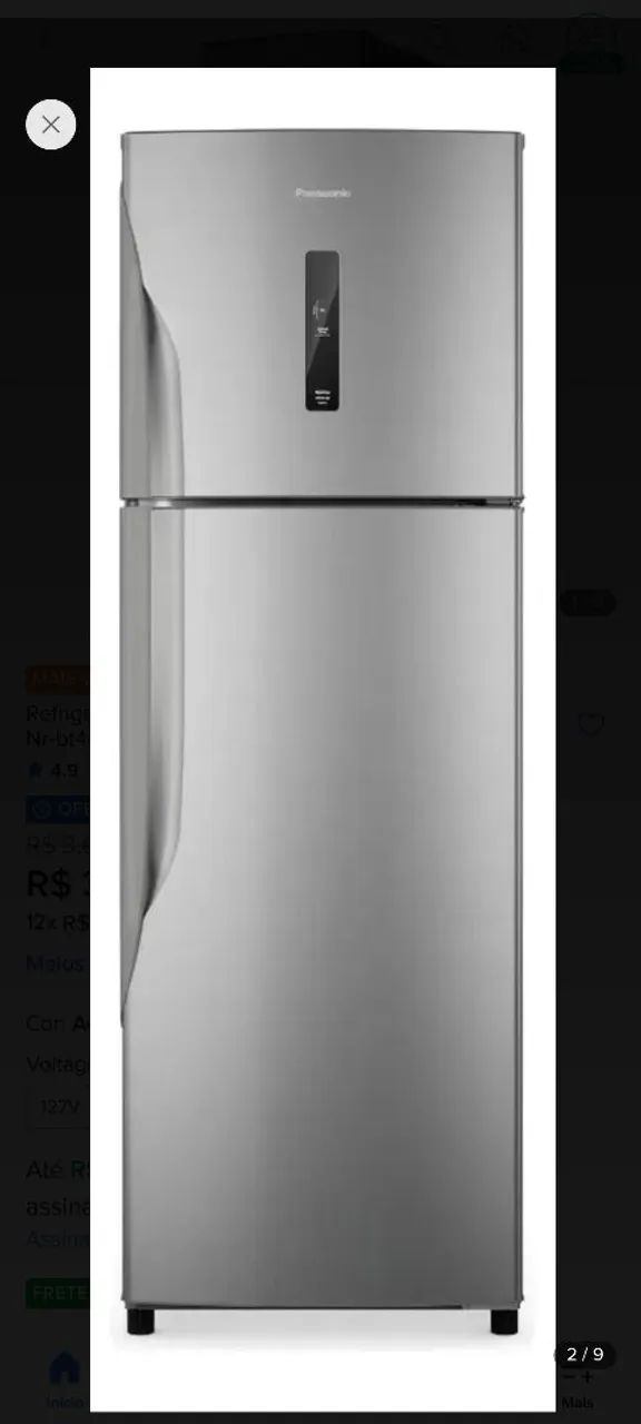 Geladeira Panasonic bt44 nova - Foto 2