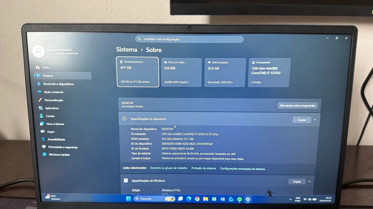 Notebook i7 16gb  - Foto 2