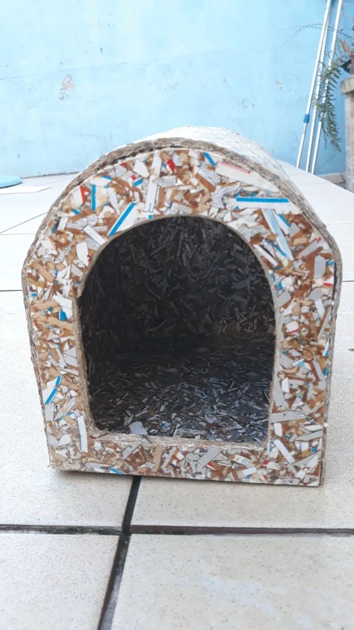 Casinha de Roedor Recriar Pet Ecológica para Mini Coelho e Chinchila