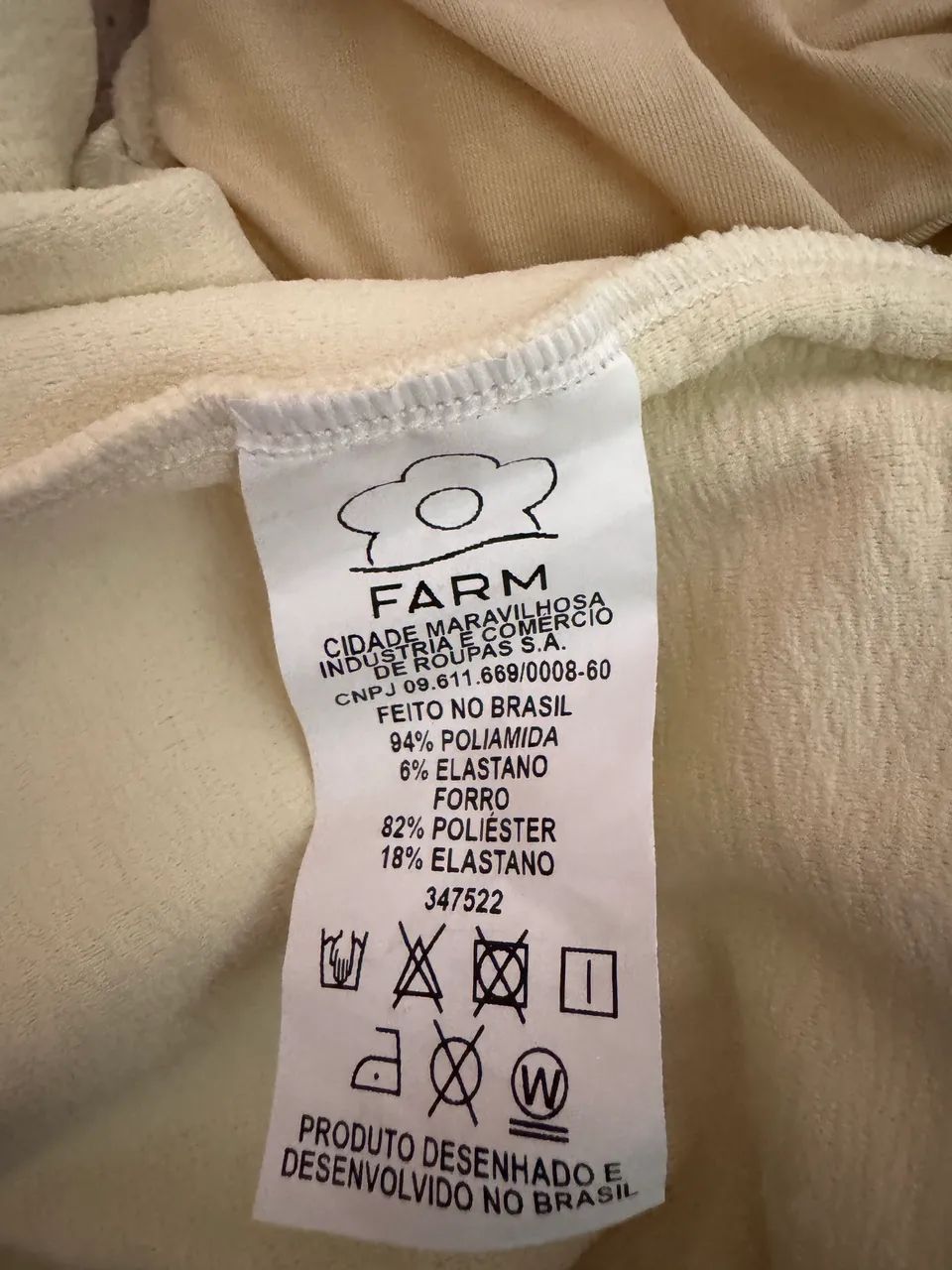 vestido midi farm branco p - Foto 4