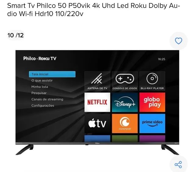 TV PHILCO ROKU 50 POLEGADAS  - Foto 2