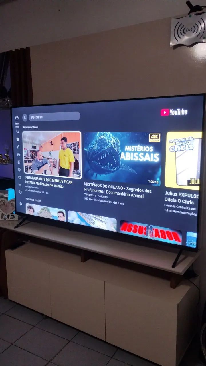 Smartv 65 polegadas 4k comando de voz todos os aplicativos  - Foto 3