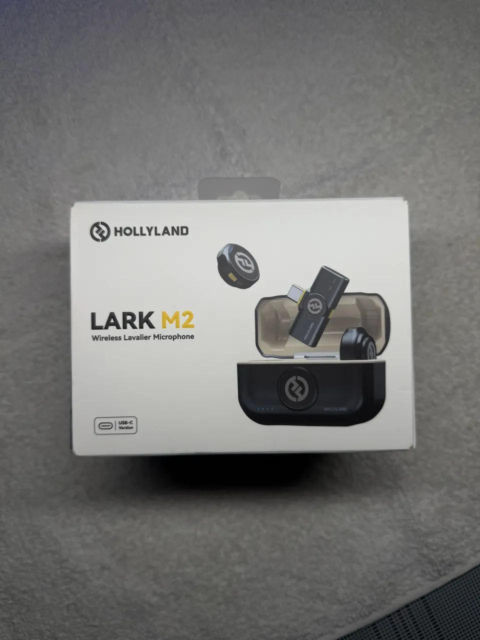 Hollyland Lark M2 USB-C Microfone Sem Fio Duplo Original - Foto 3