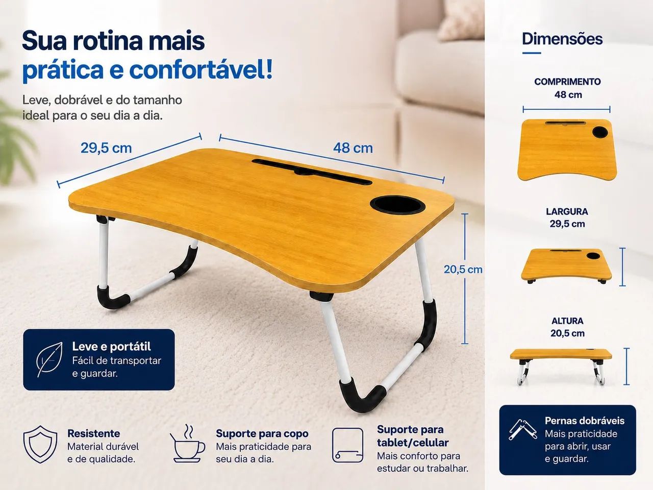 Mesa portátil para Notebook  - Foto 2