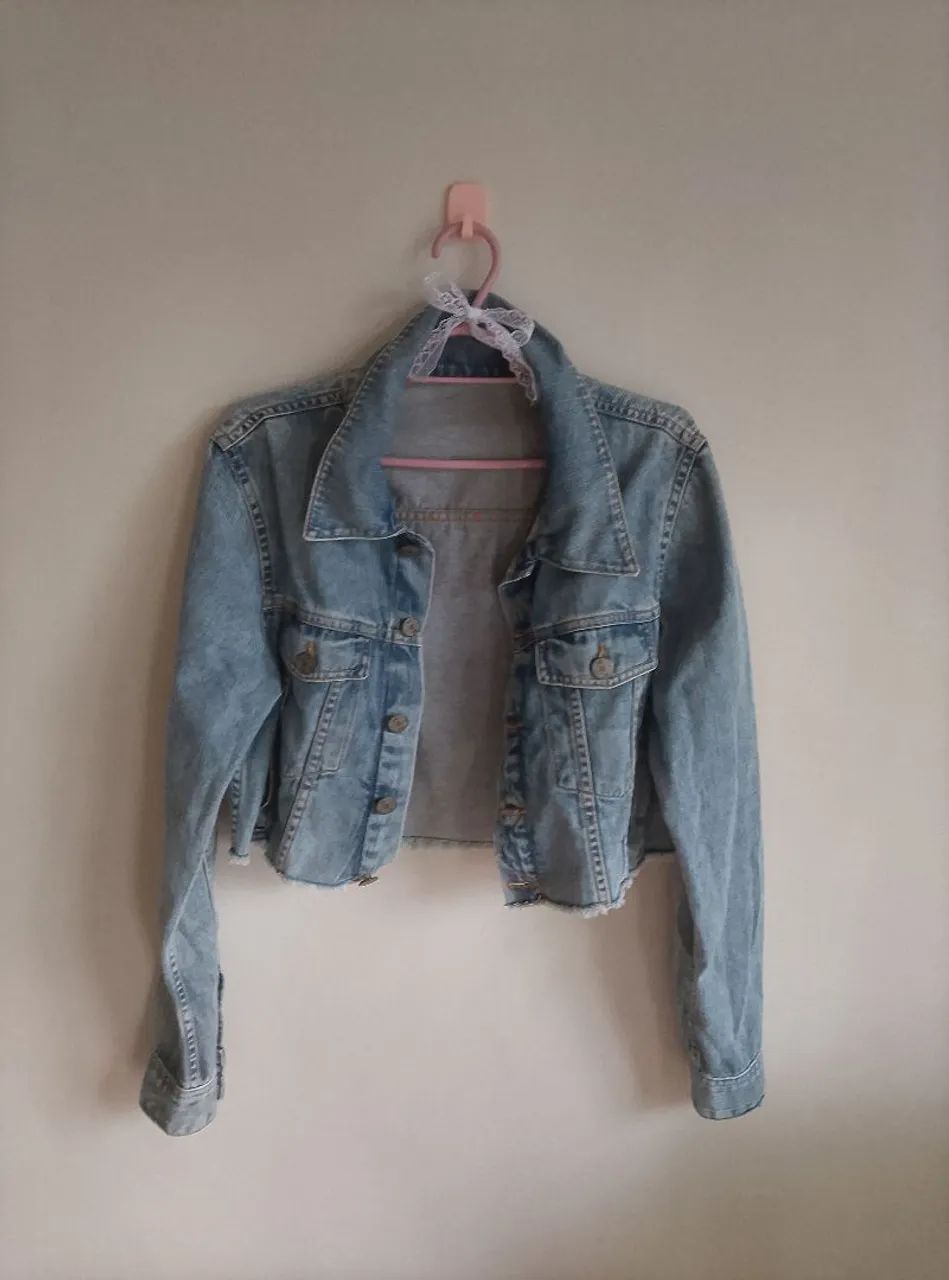 Jaqueta Jeans Rosa Chá  - Foto 3
