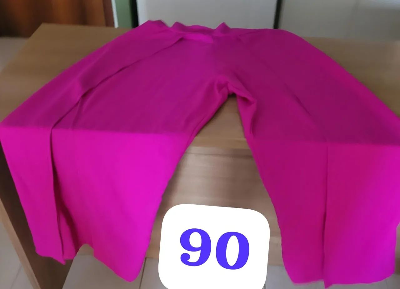 Vendo CALÇA CREPE PINK NOVA - Foto 4