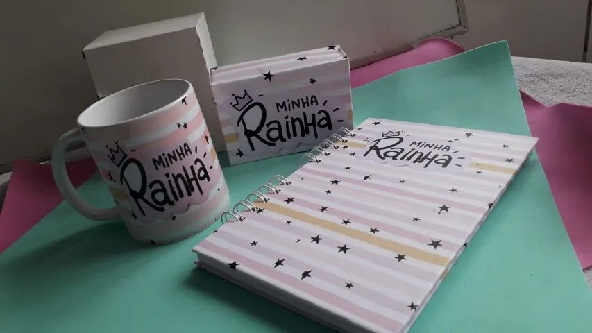 kit Caderno de Notas Minha Rainha  - Foto 3