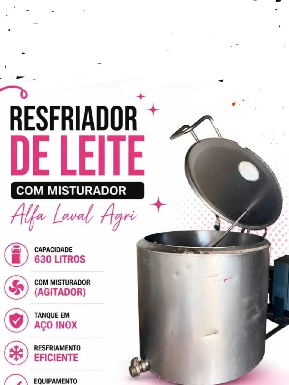 Resfriador de leite 