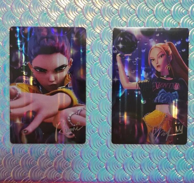 card guerreiras do kpop MC rumi e mira
