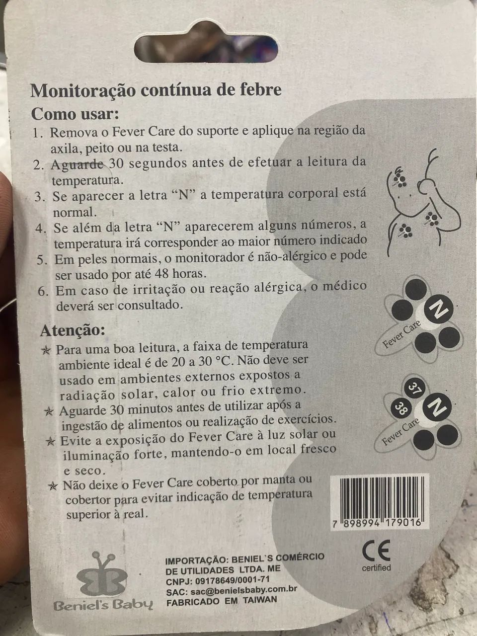 Monitoração contínua de febre 48h - Foto 2