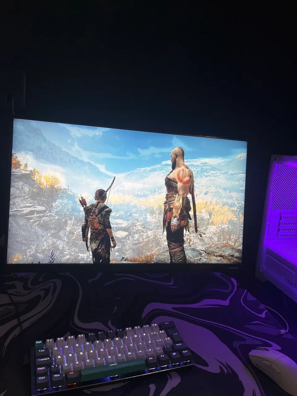 Monitor Samsung 24 bem conservado  - Foto 3