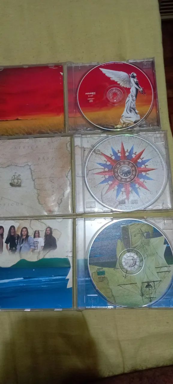 **Baixei** 3CD's Angra - Era André Matos originais de época) Paradox e Eldorado 96/97 - Foto 2