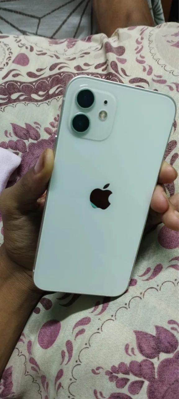 iPhone 12 branco 128gb aceito trocas