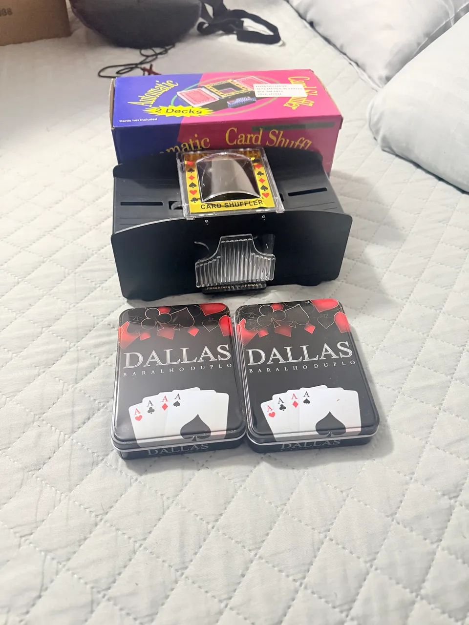 Embaralhador automático de cartas com 2 baralhos Dallas  - Foto 2