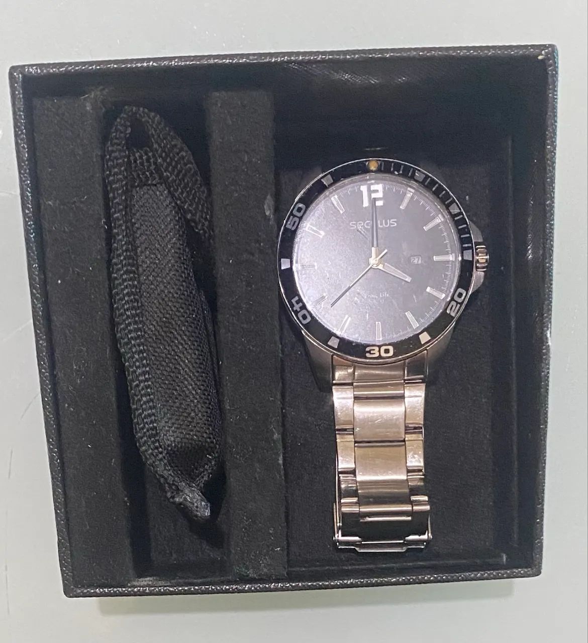 Vendo relógio original da seculus modelo long life 5ATM - Foto 4