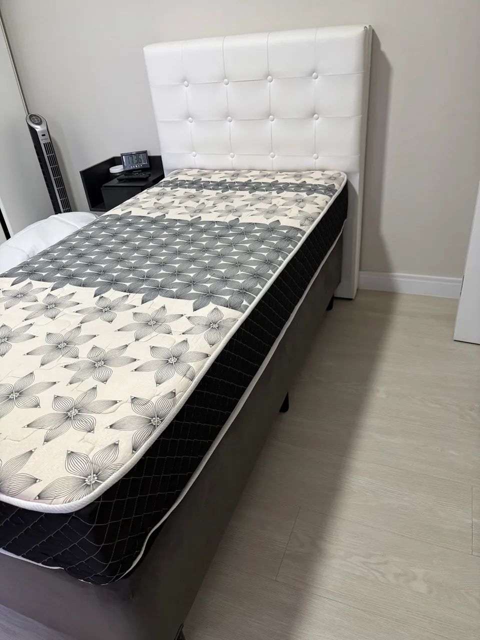 Cama box solteiro com cabeceira  - Foto 3