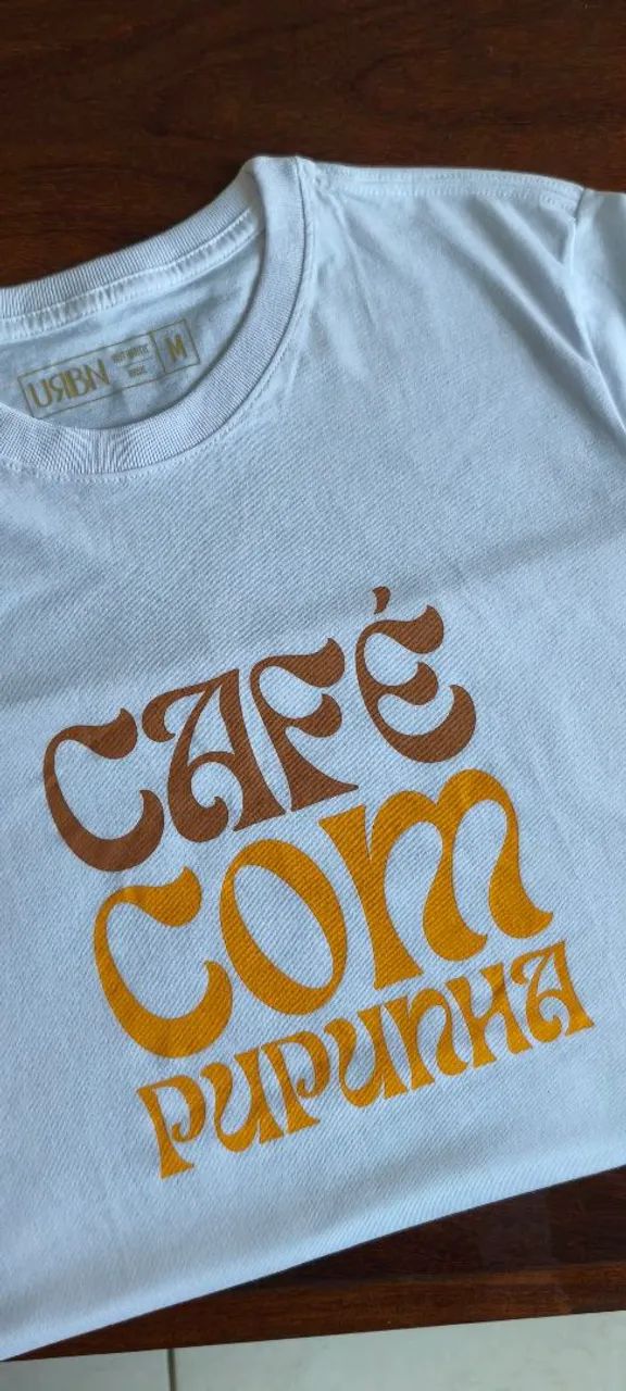 Camiseta Caf é com Pupunha - Foto 2