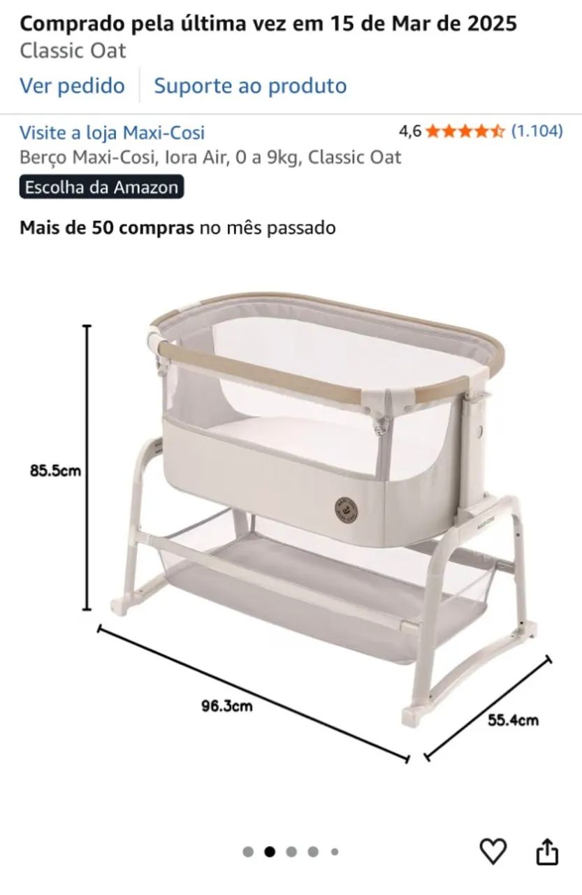 Berço Iora Air Maxi-Cosi - BRANCO - Foto 3