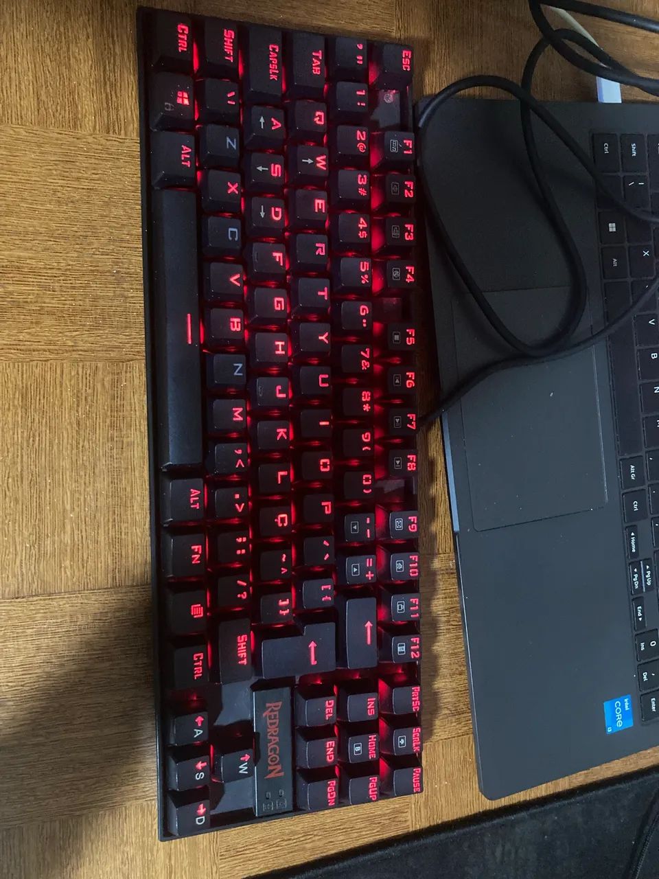 Teclado mecânico Kumara Reddragon switch Red - Foto 2