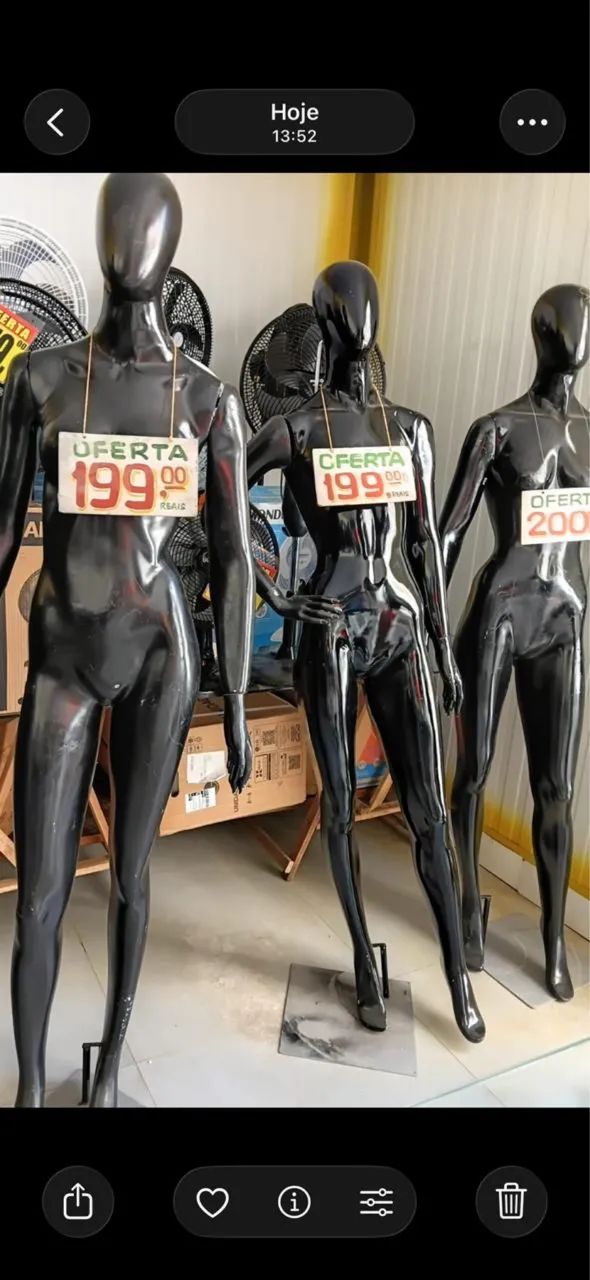 MANEQUINS EM LIQUIDAÇÃO TOTAL, APROVEITE!!