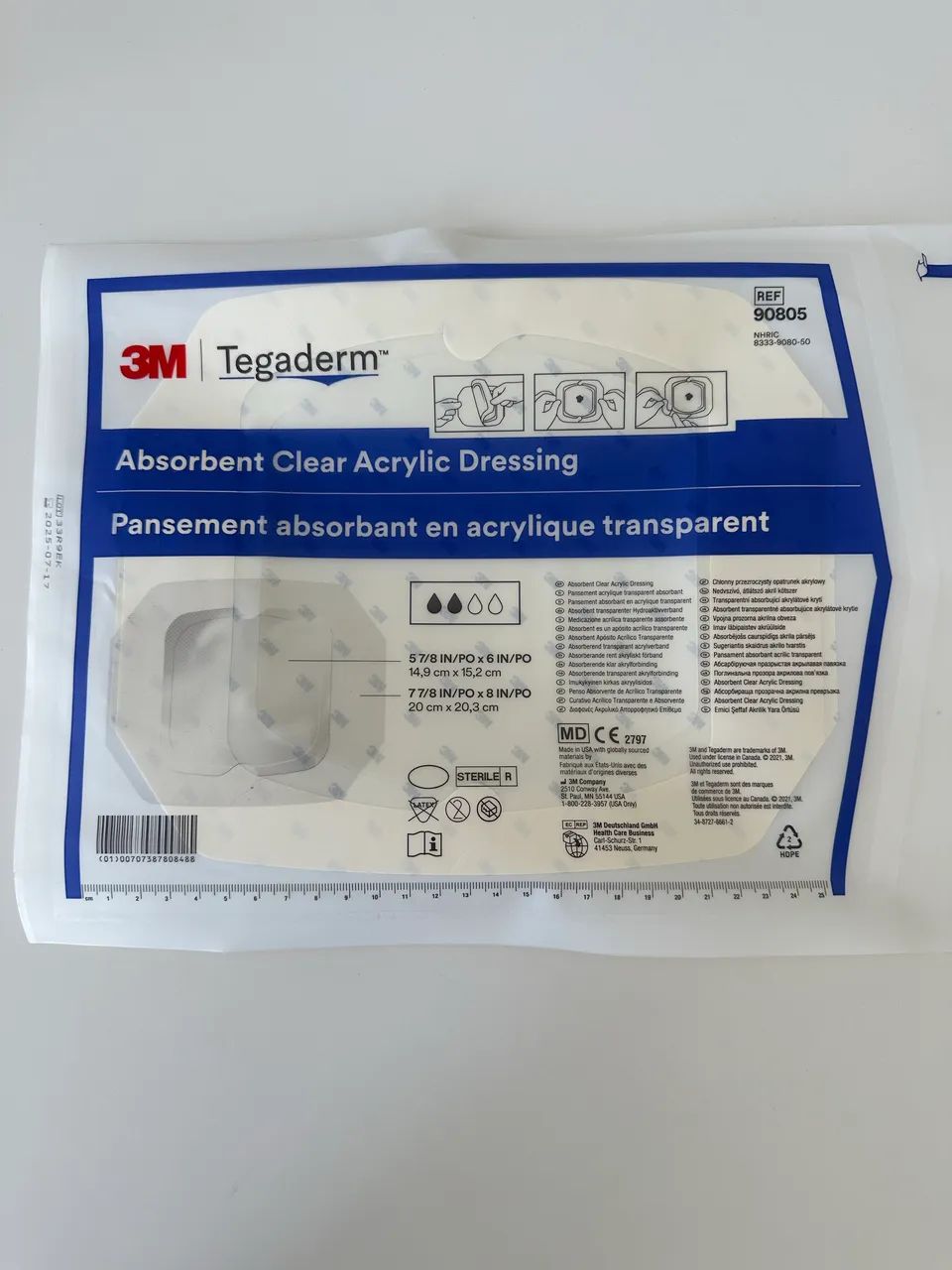 Curativo 3M Tegaderm Absorbent 90805 - Foto 3