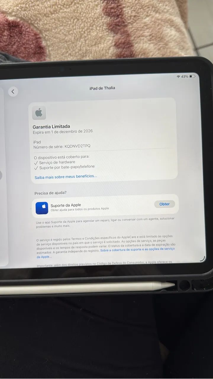 iPad 11 - 128gb na garantia 