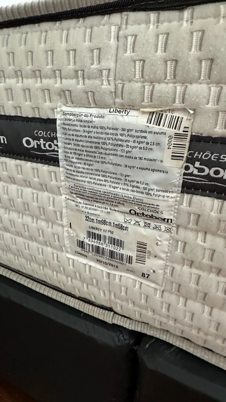 Cama Box Queen Size (Base e Parte Superior) - Linha Liberty - Foto 3