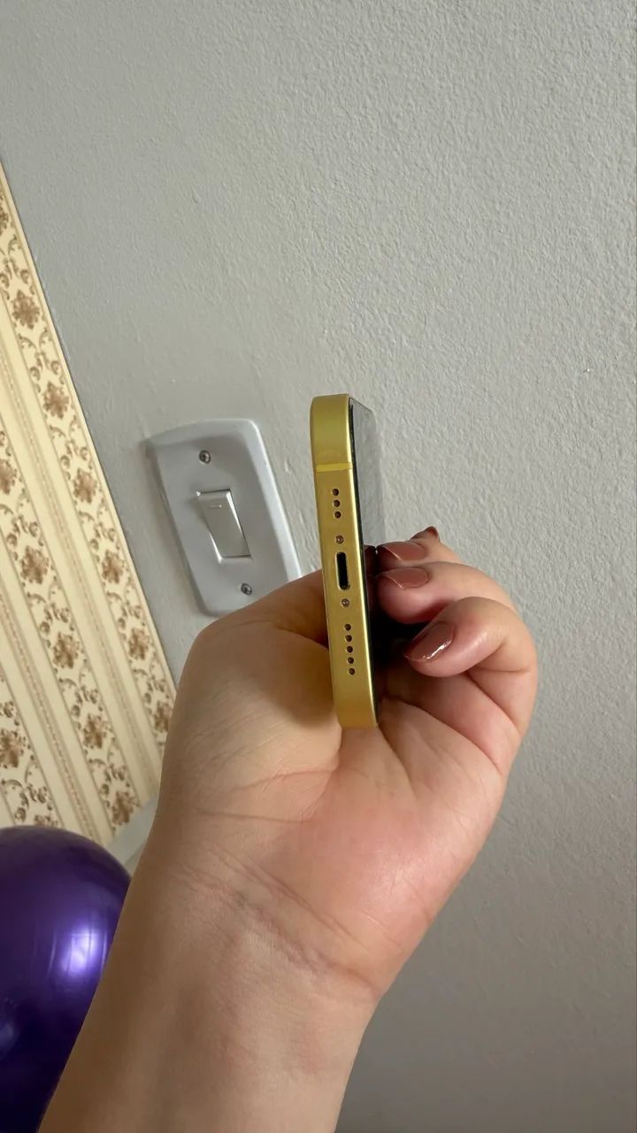 iPhone 14 amarelo 256g - Foto 3