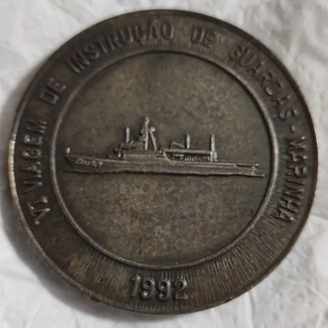 Medalha em comemoração do Navio Escola da Marinha Brasileira 'Brasil - Foto 3