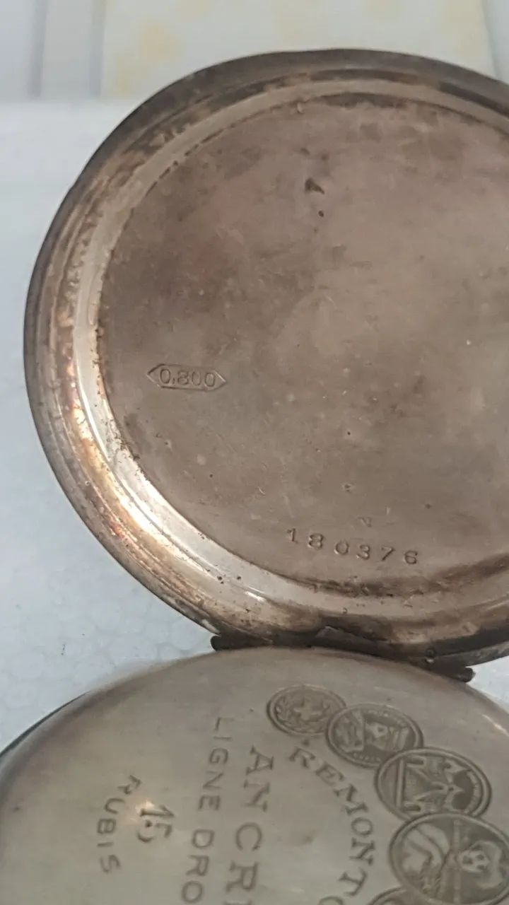 Relógio roskopf de prata
