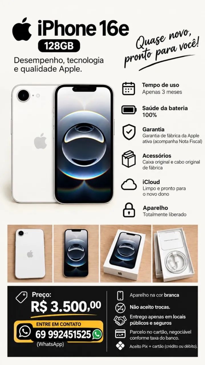 iPhone 16e - Foto 2