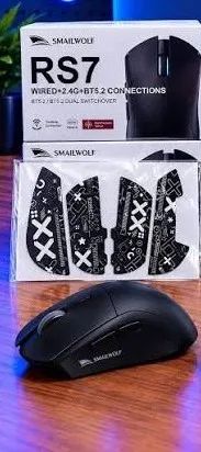 Mouse Gamer Bluetooth Smailwolf RS7 Preto - Foto 3