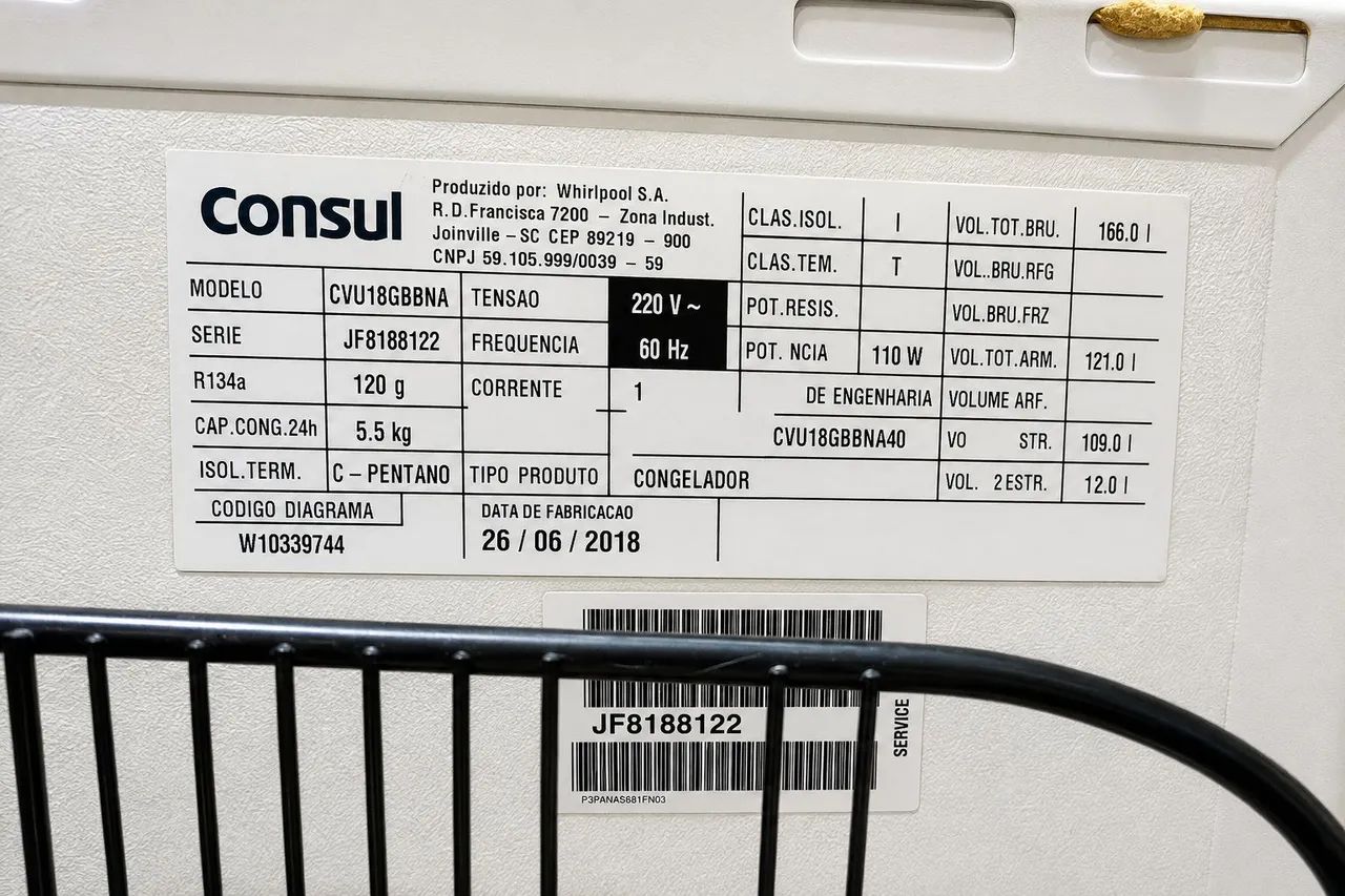 Freezer vertical Consul 166 litros  - Foto 4