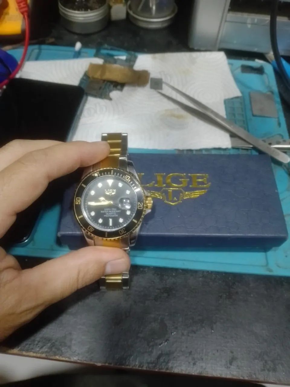 Relógio De Pulso Masculino - Lige Modelo 1853 - Foto 2