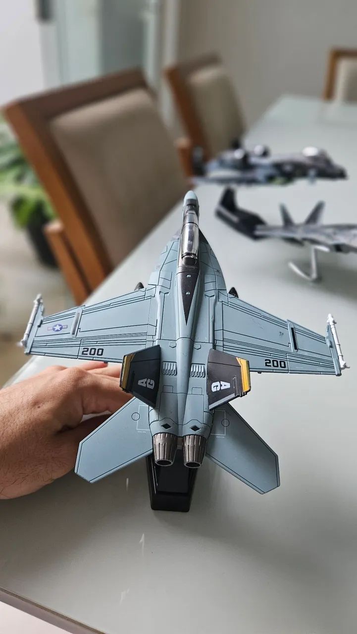 Miniatura avião réplica militar caça guerra - Foto 4