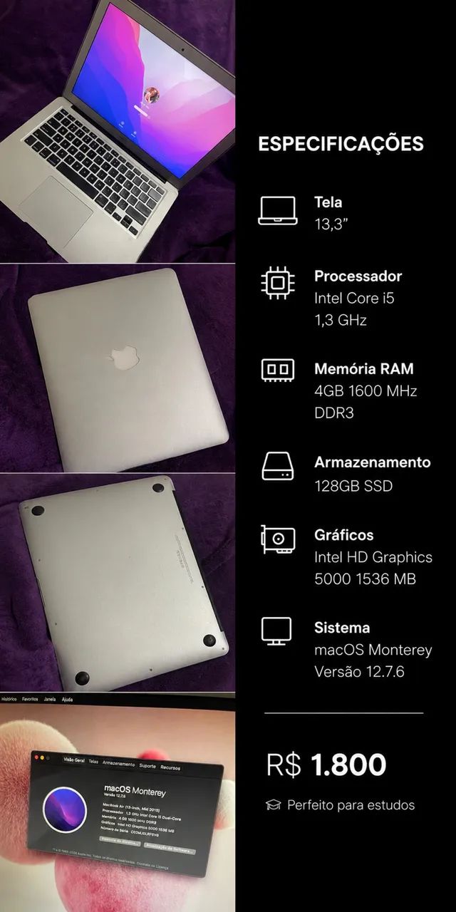 MACBOOK PARA ESTUDANTES!  - Foto 3