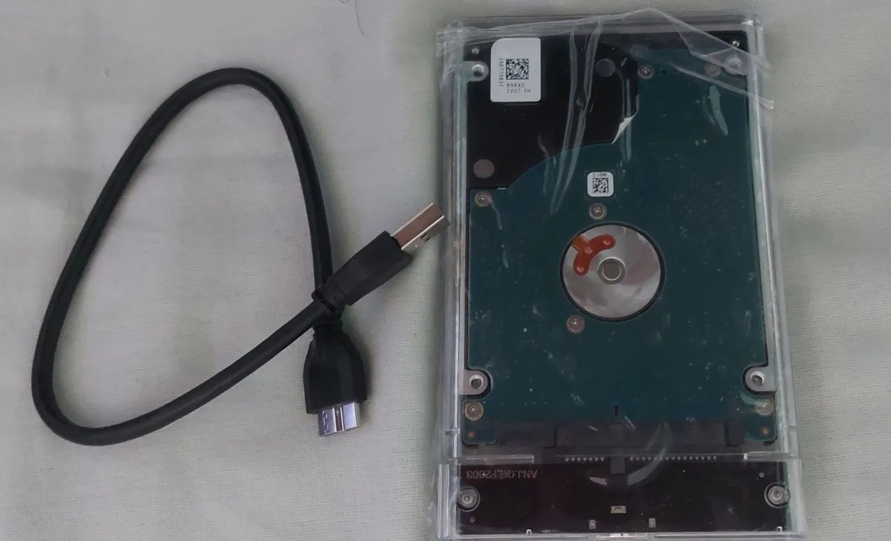 Case Externo Usb 3.0 Com Hd 500 Gigas - Foto 2
