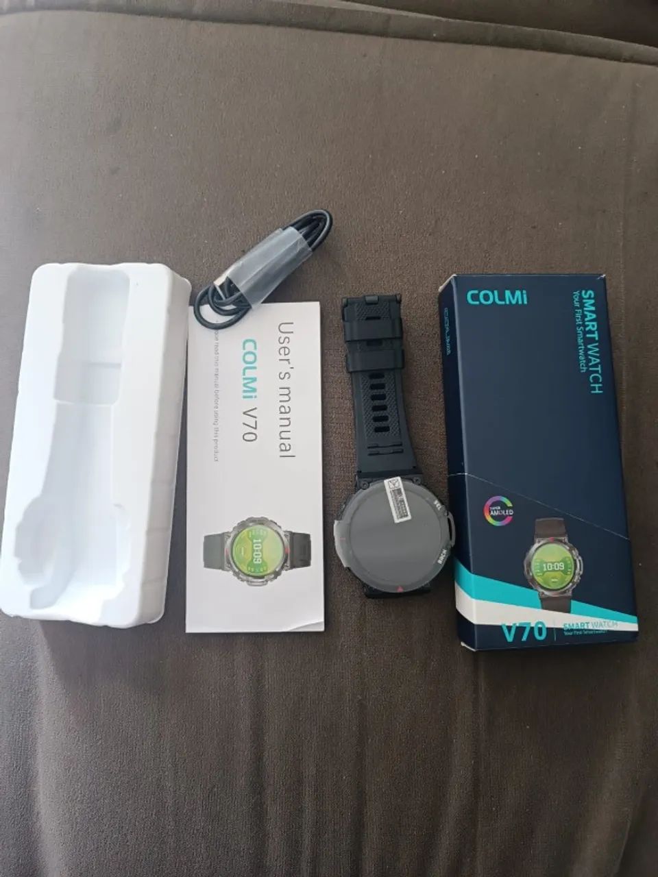 Smartwatch Colmi V70 com Película aplicada + 1 Película de Brinde - Foto 4