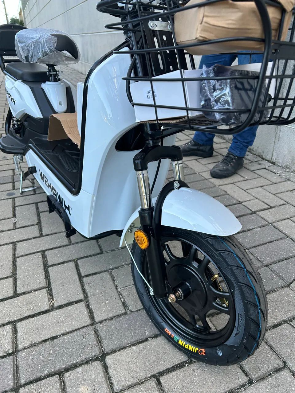 Mini Scooter Elétrica WeHawk 500W - bicicleta elétrica  - Foto 2